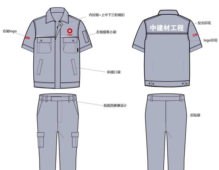 夏季定制工作服设计方案/怎样更透气更舒适